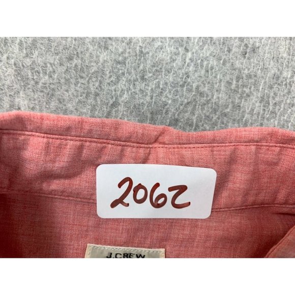 J Crew Cotton Button Down Work Shirt (Men's Medium)‎ Faded Red/Pink - Picture 11 of 11